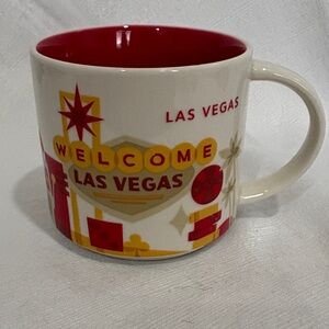 Starbucks Been there series Las Vegas Souvenir Mug - Red and White